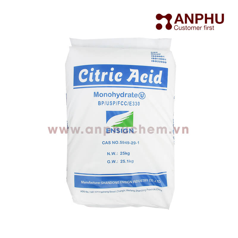Citric Acid Monohydrate - Công Ty TNHH An Phú